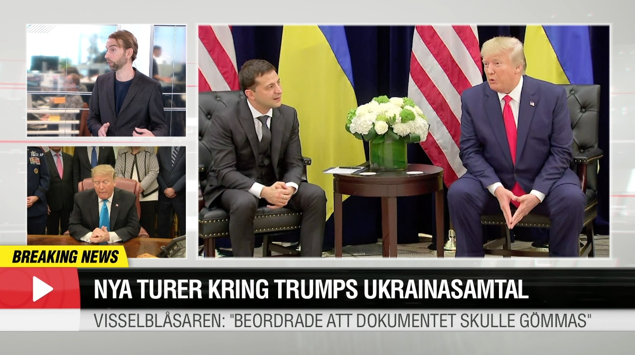 Nya turer kring Trumps Ukrainasamtal