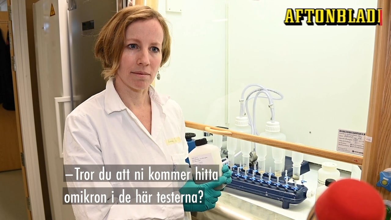 Här är laboratoriet där jakten på omikron sker