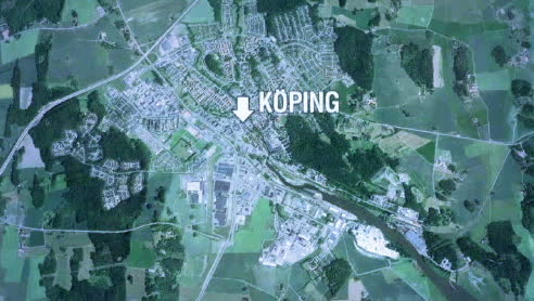 Man knivhuggen i Köping