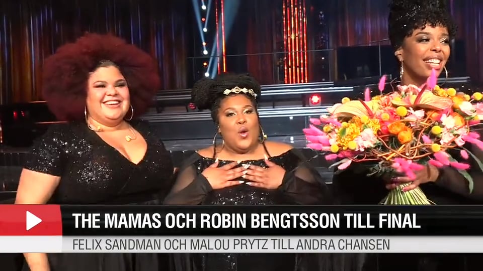 The Mamas och Robin Bengtsson till final – se hela eftersnacket efter första deltävlingen