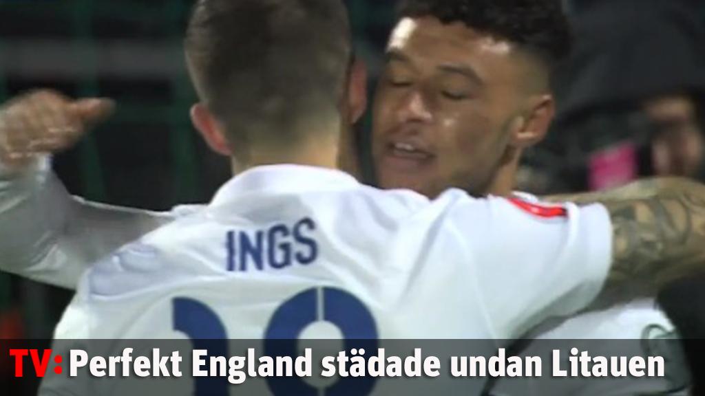 Perfekt England städade undan Litauen