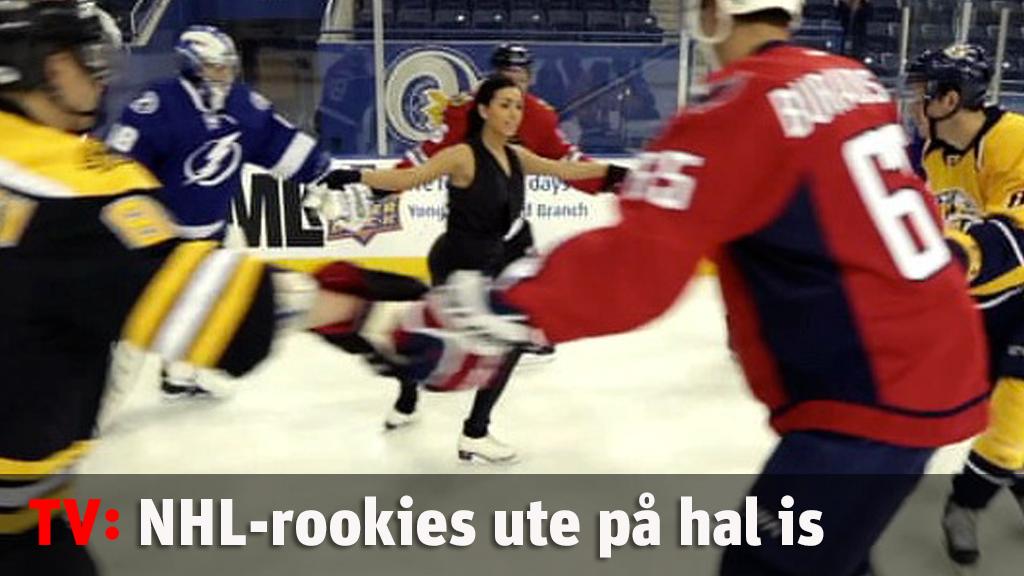 NHL-rookies på hal is