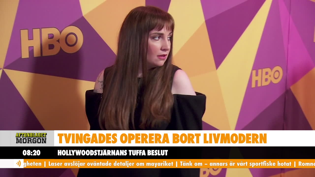 Lena Dunham har opererat bort livmodern