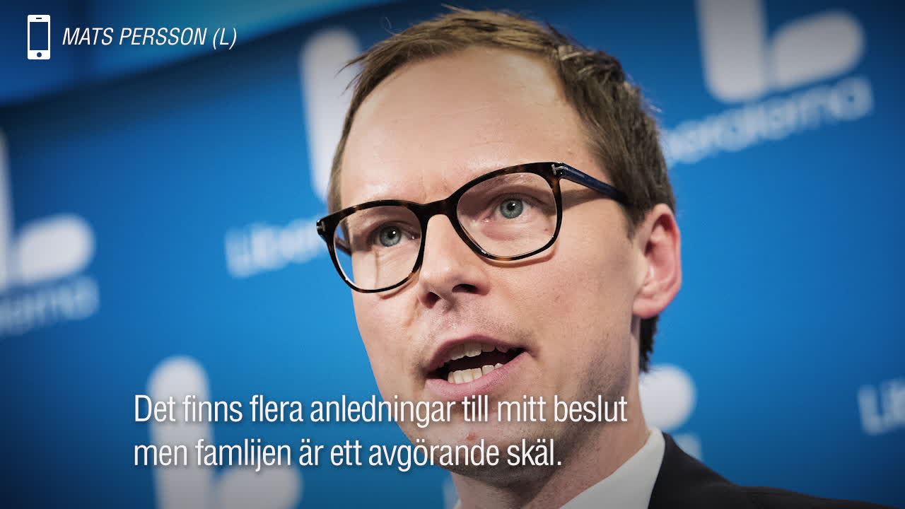 Mats Persson tackar nej – vill att Sabuni tar över