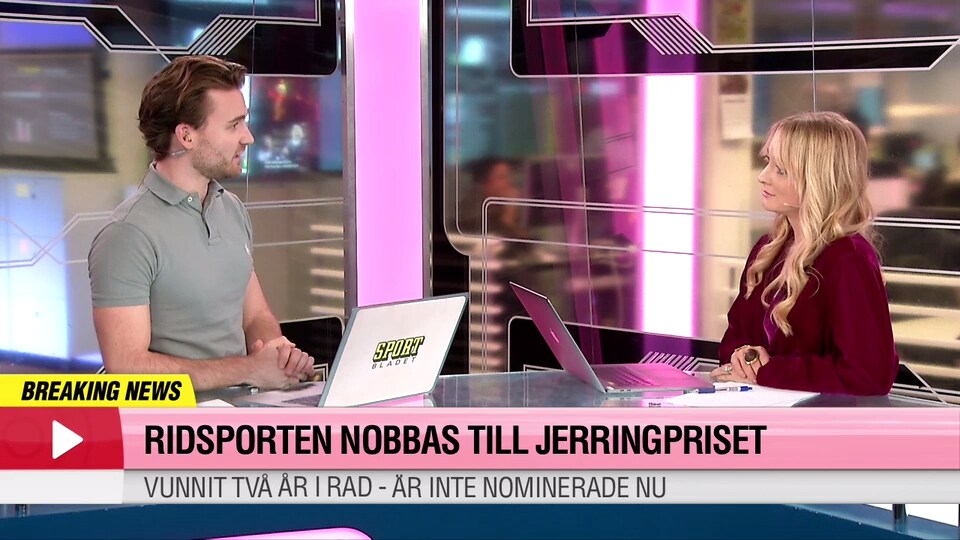 Ridsporten nobbas till Jerringpriset