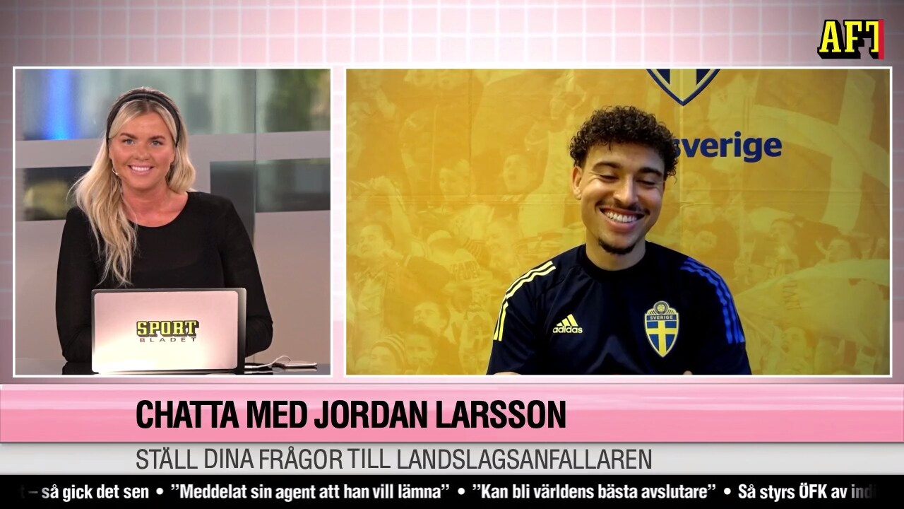 Se hela chatten med Jordan Larsson här