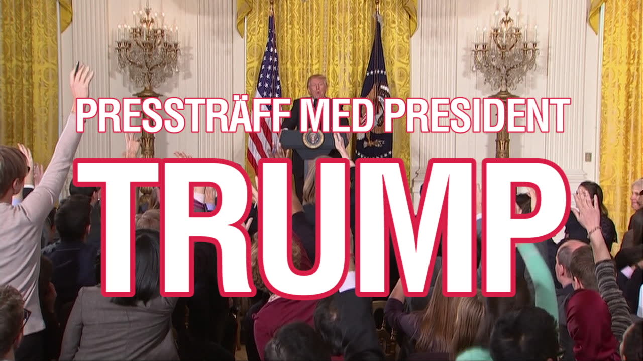 Trumps pressträff i elva punkter