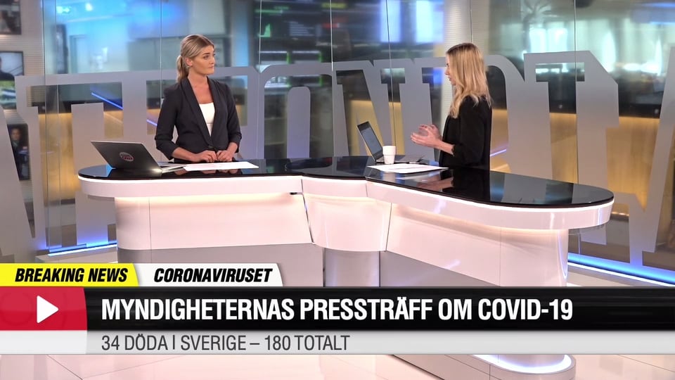 Folkhälsomyndigheten och Stefan Löfven om coronautvecklingen i landet