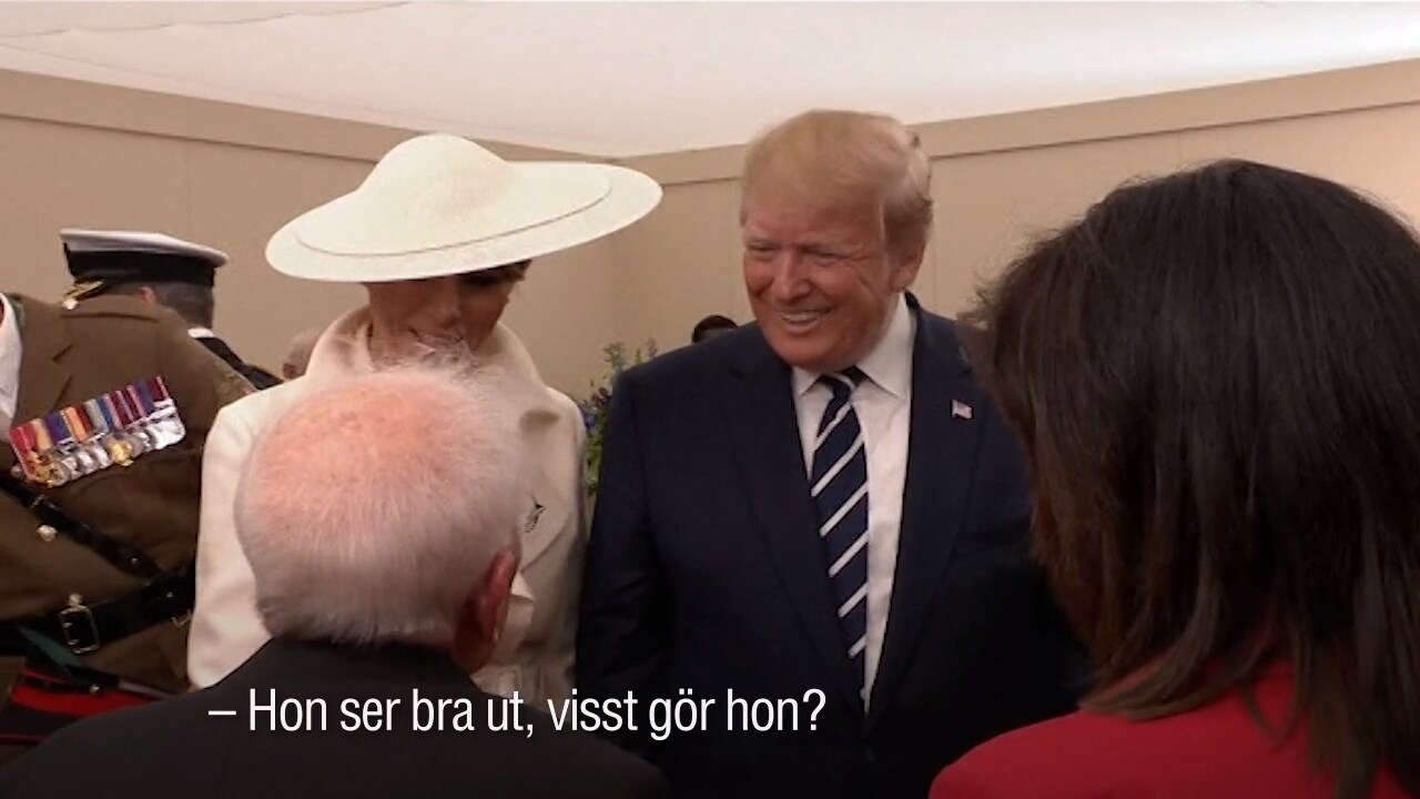 Veteranens fräcka kommentar om Melania: "Om jag hade varit 20 år yngre"