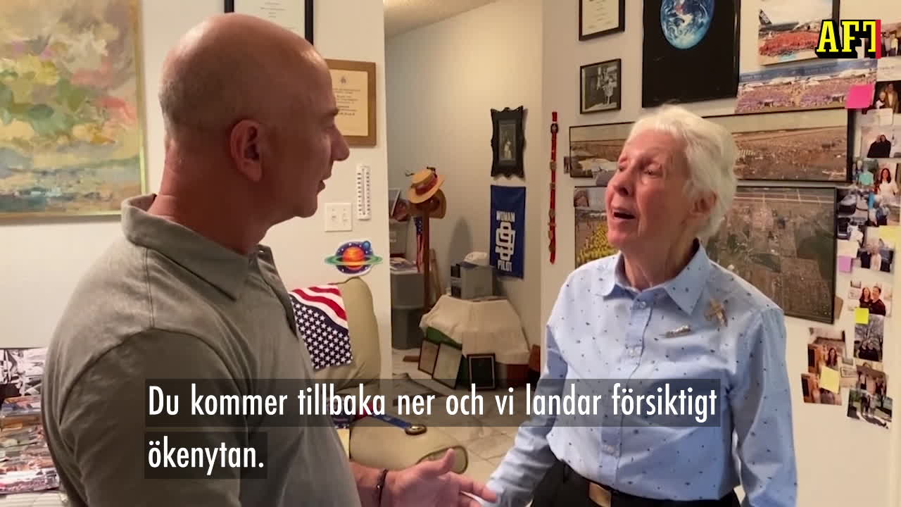 Wally Funk är nu den äldsta personen i rymden någonsin
