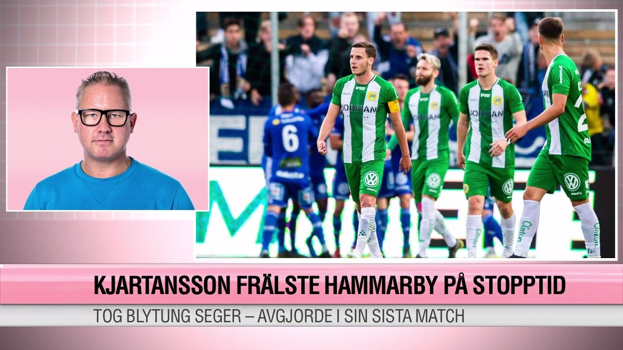 Kjartansson frälste Hammarby på stopptid
