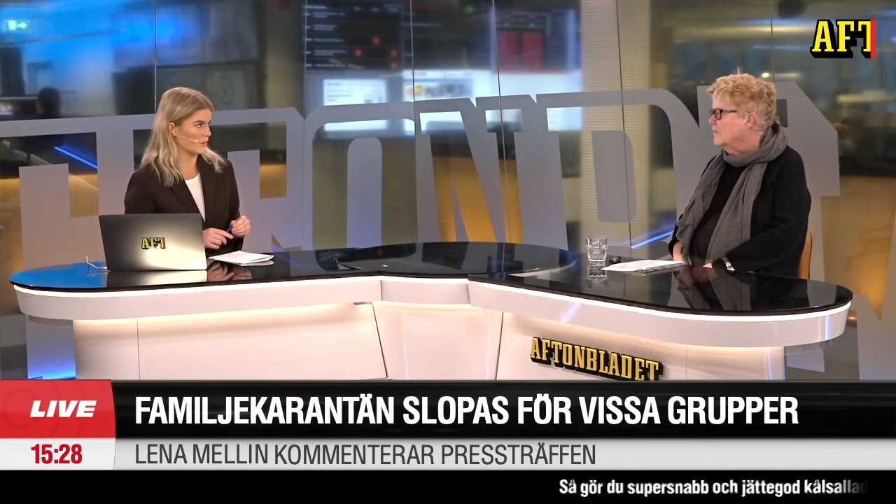 Lena Mellin kommenterar Folkhälsomyndighetens pressträff: "Rena korvstoppningen"