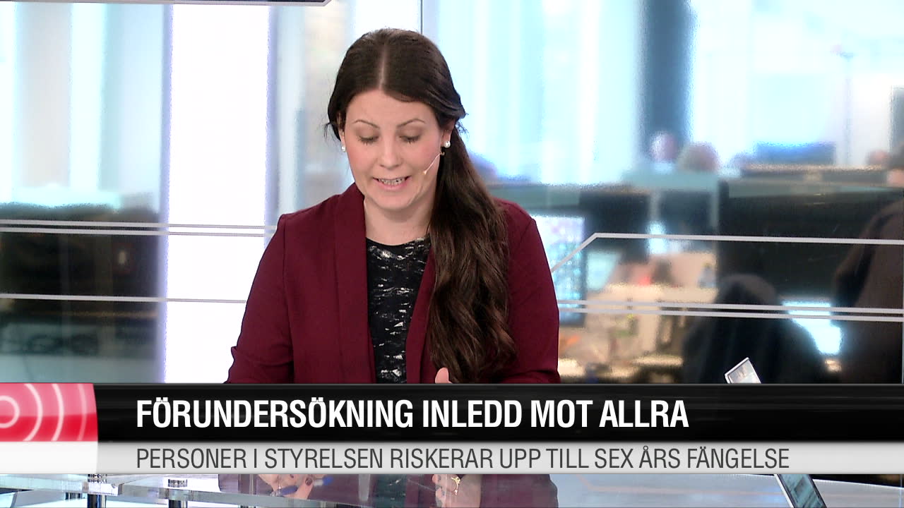 Förundersökning inledd mot Allra - riskerar 6 års fängelse