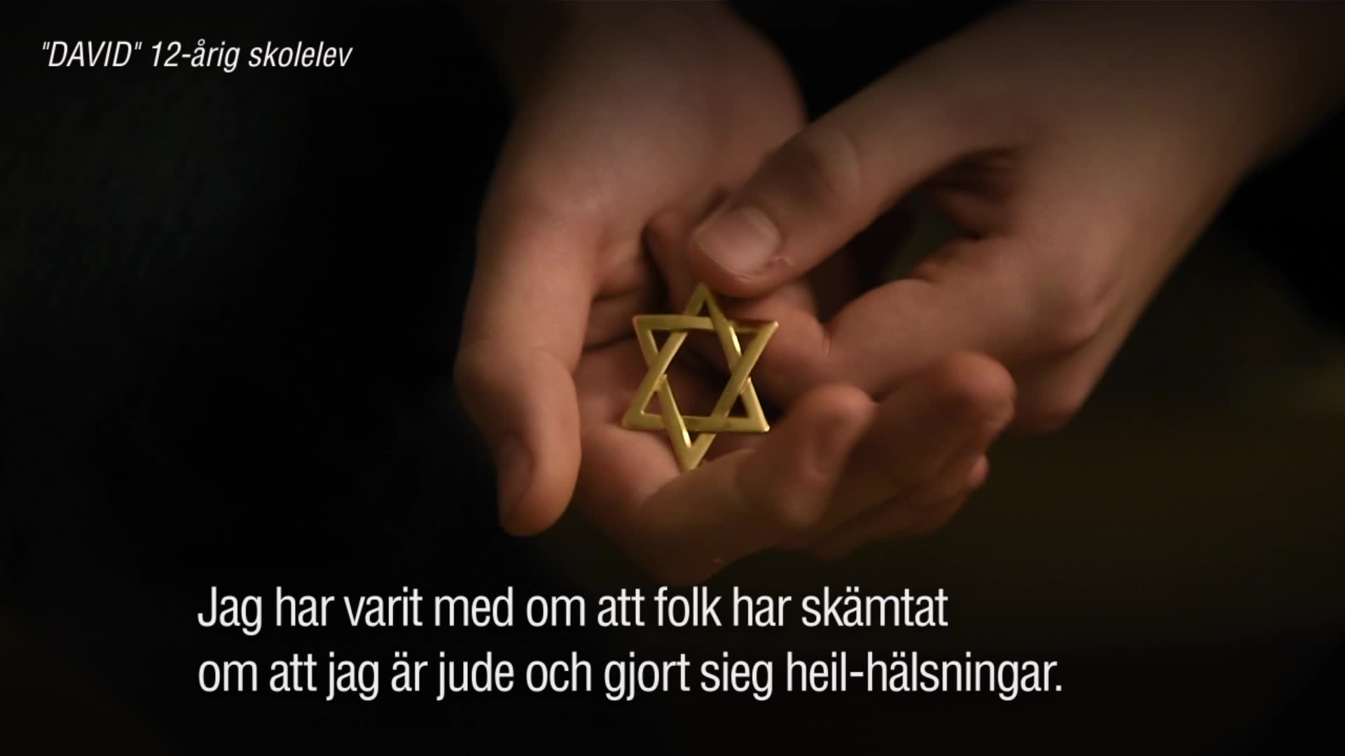 13-åringen utsattes för antisemitism i skolan