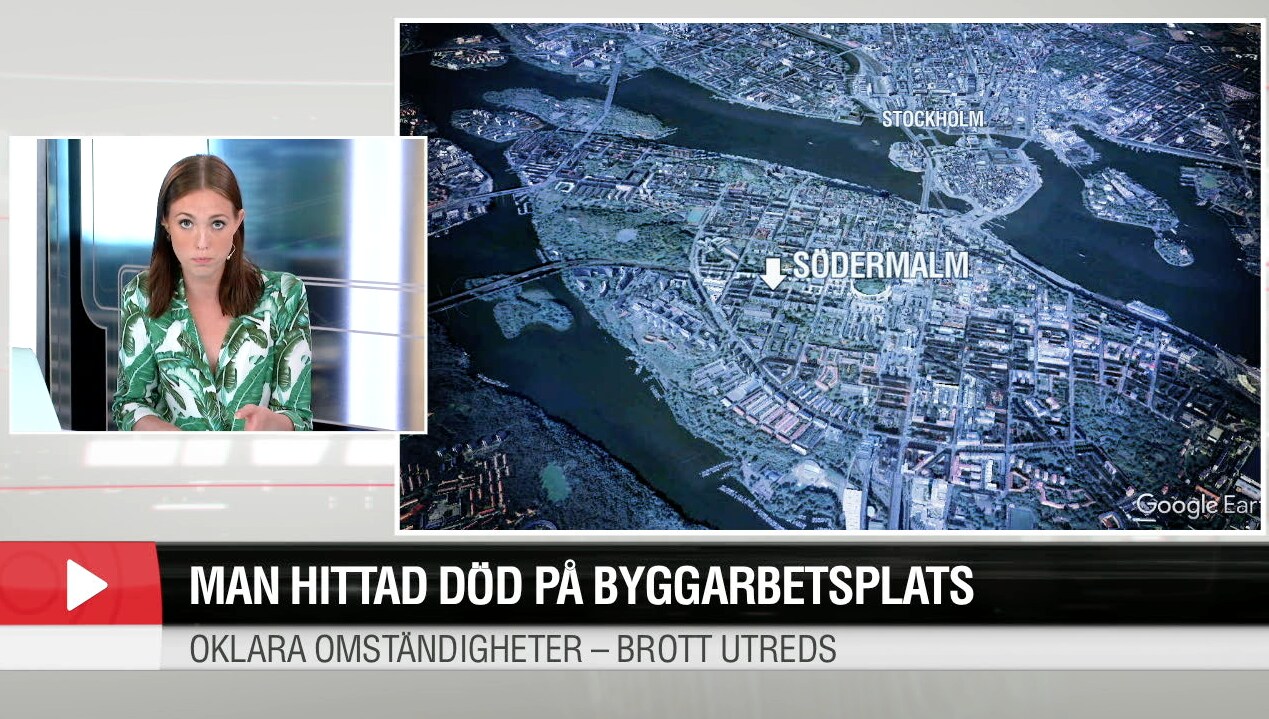 Man hittad död på byggarbetsplats