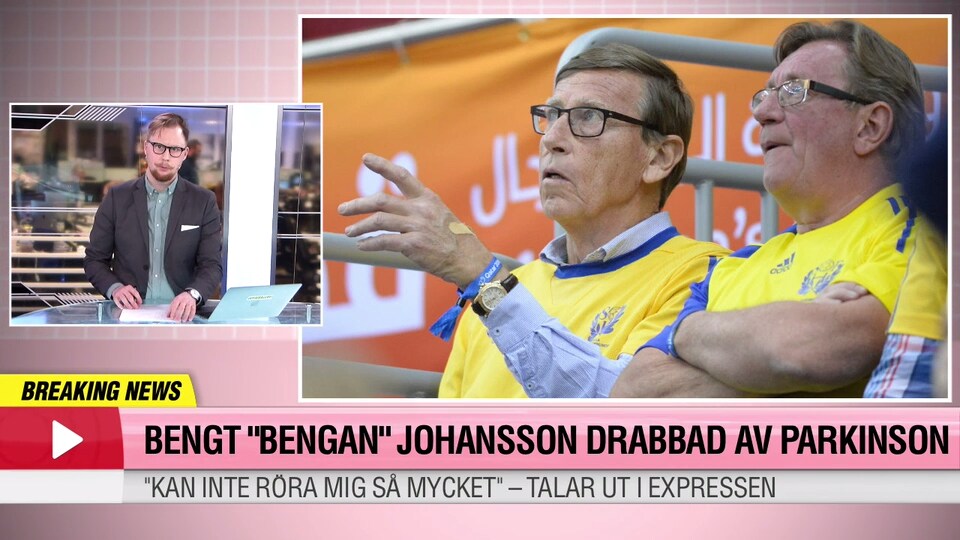 ”Bengan” Johansson drabbad av parkinson