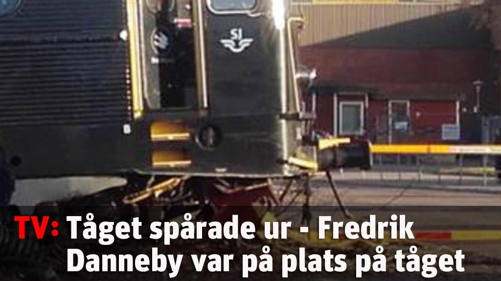 Hör Fredrik Danneby som var på plats på tåget