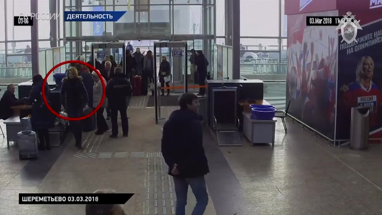 Ryssland släpper övervakningsbilder på Skripal