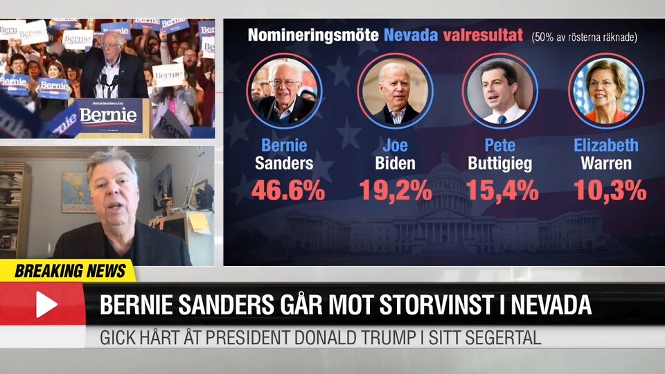 Wolfgang Hansson om Bernie Sanders storvinst