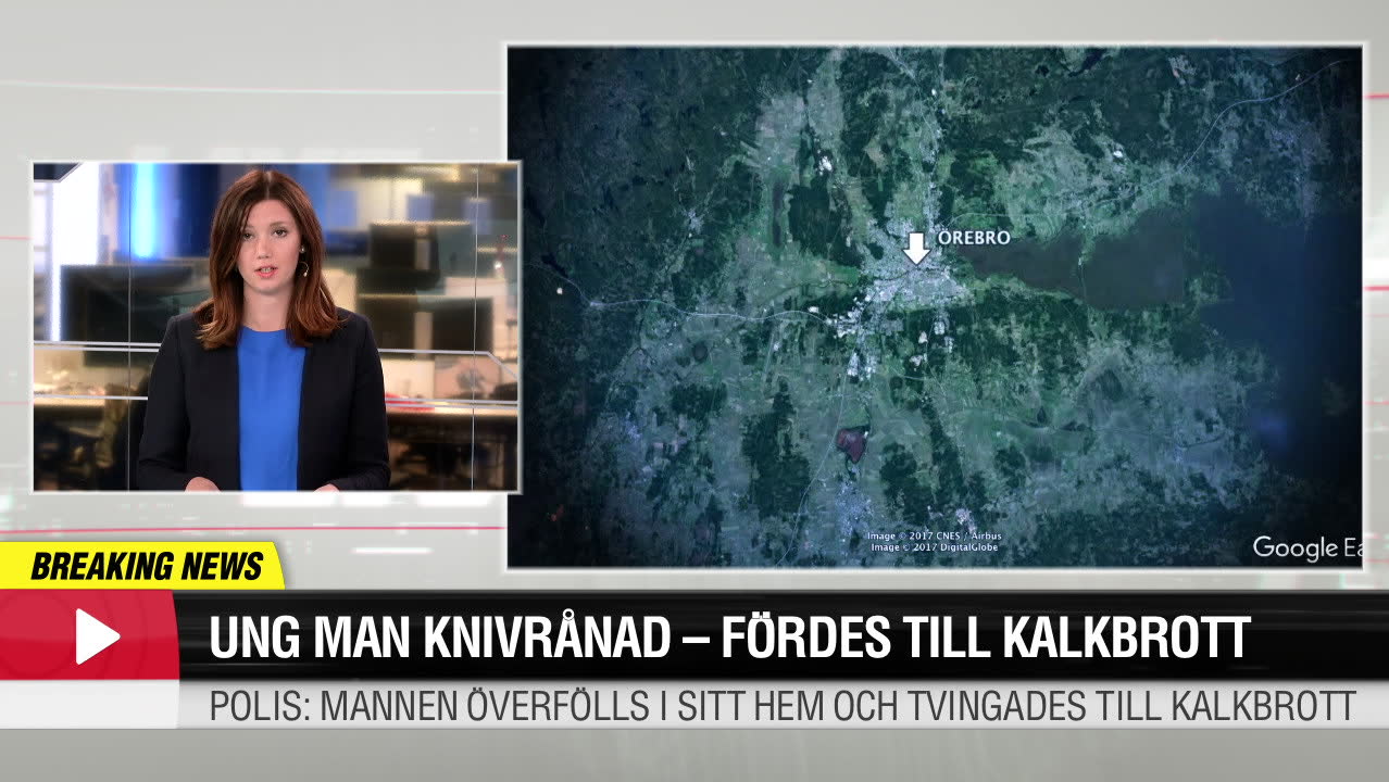 Man knivrånad och bortförd till kalkbrott