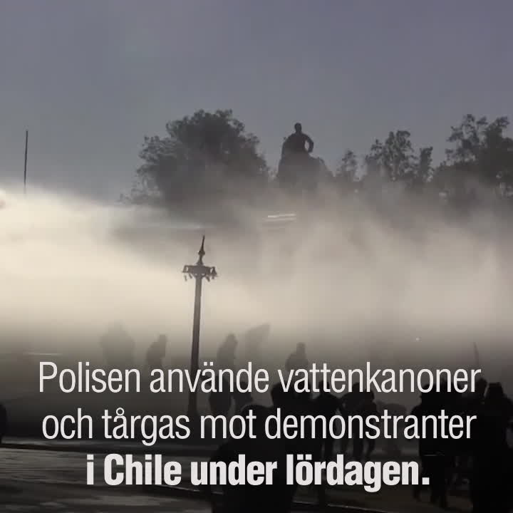 Demonstrationerna i Chile fortsätter
