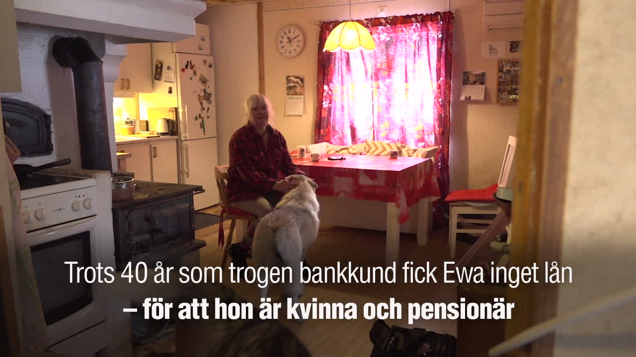 Efter 40 år som trogen bankkund nekades Ewa mindre banklån – anledningen: hon är pensionär