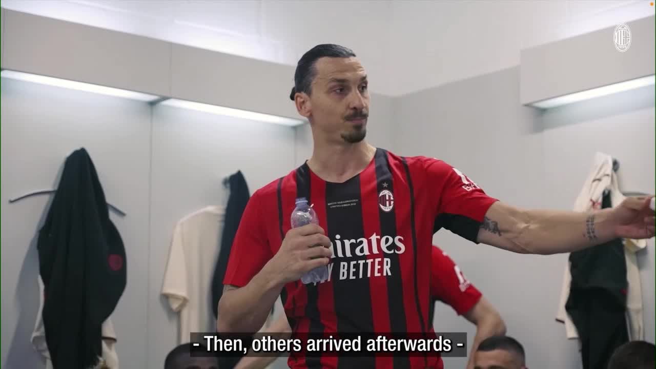 Här håller Zlatan brandtal efter ligatiteln