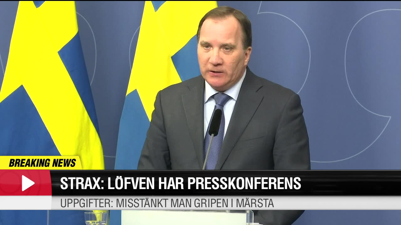 Stefan Löfven: "Hela landet är i chocktillstånd"