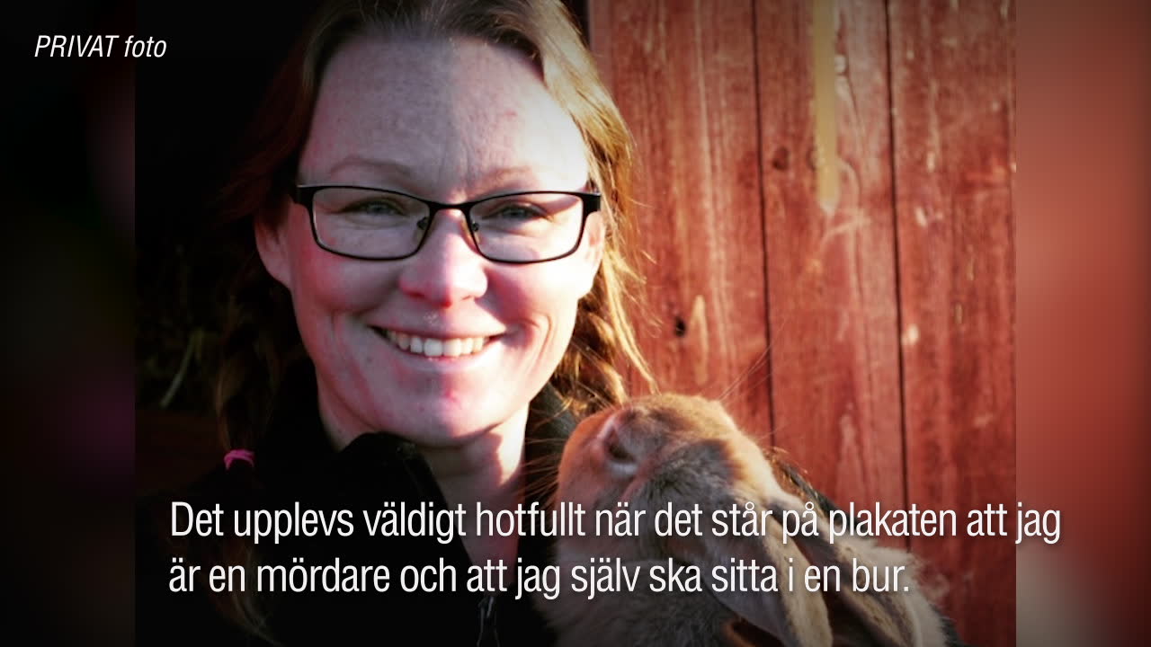 Lantbrukaren Malin utsätts för hot – aktivister vill se henne i bur