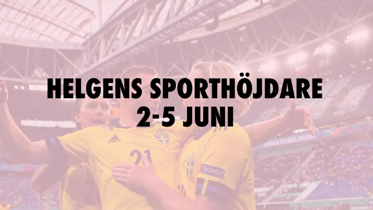 Helgens sporthöjdare 2-5 juni