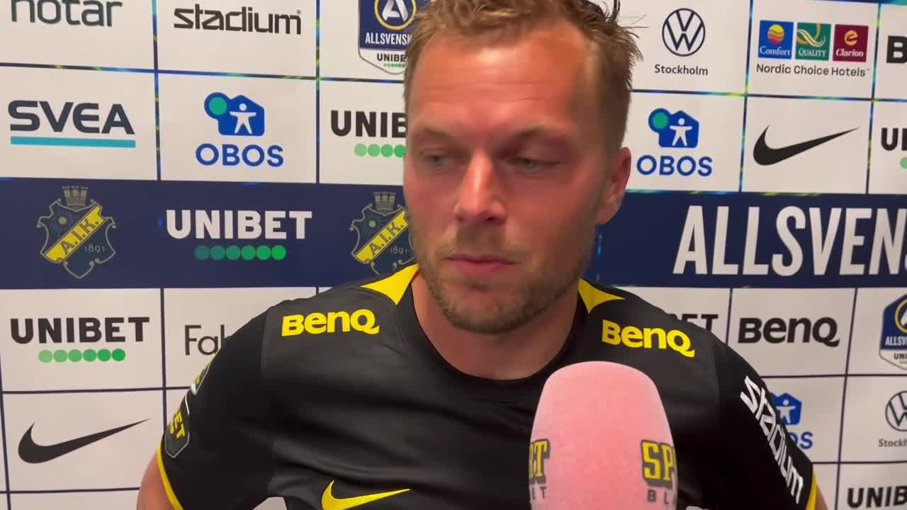 Sebastian Larsson efter segern mot Malmö