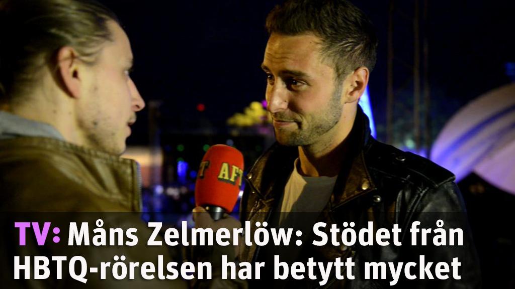 Måns om succéspelningen på pride