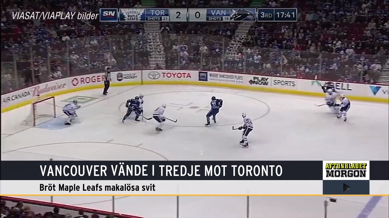 Vancouver vände mot Toronto