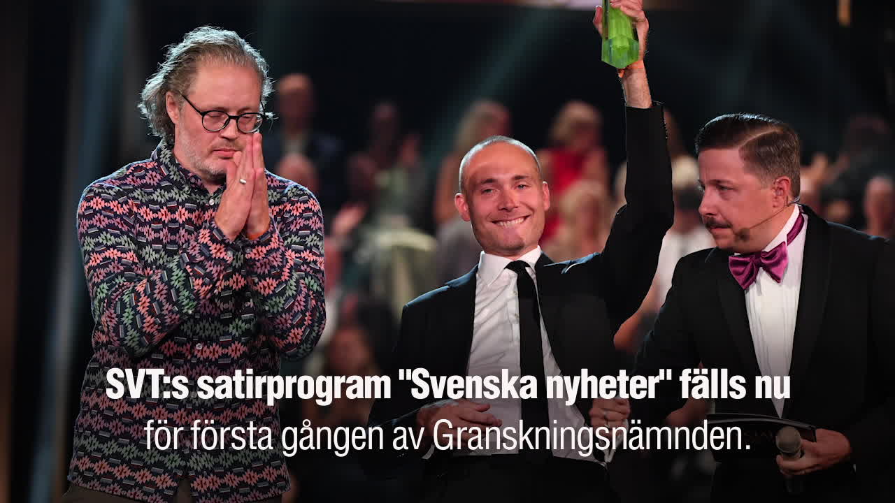 Satirprogrammet Svenska nyheter fälls i Granskningsnämnden
