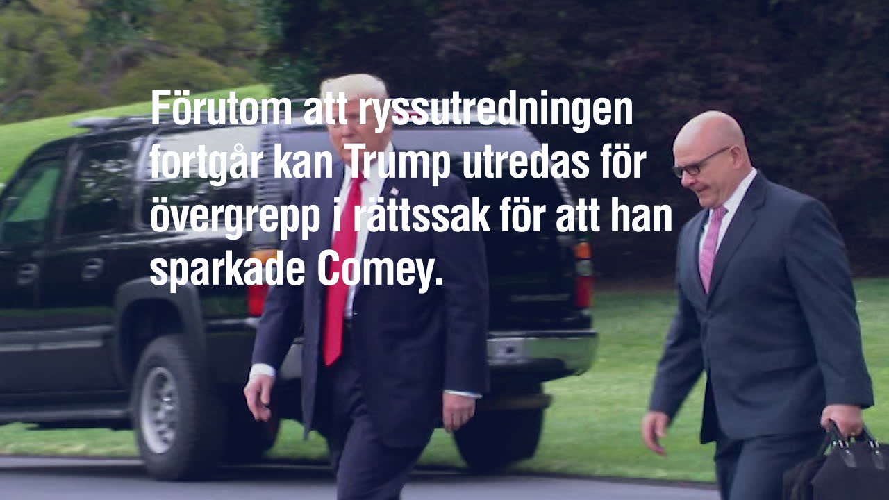 Trump och Comey - detta har hänt