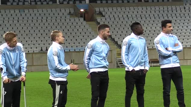 Malmö FF hyllas på Malmö stadion