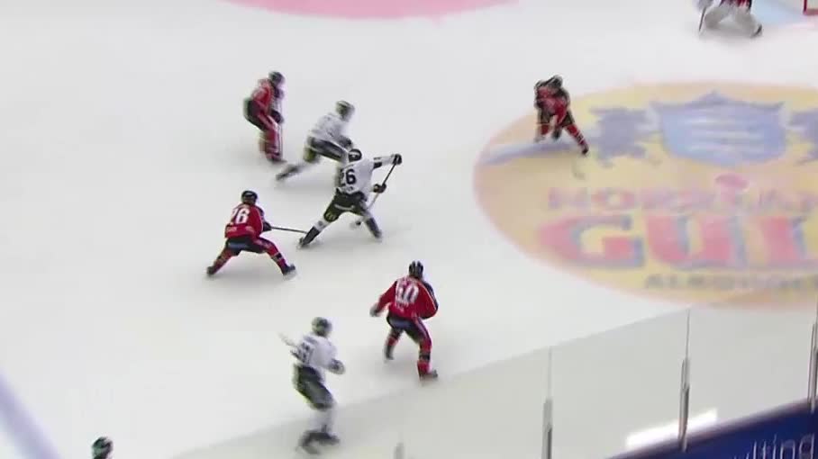 Här gör Rasmus Dahlin ett drömmål