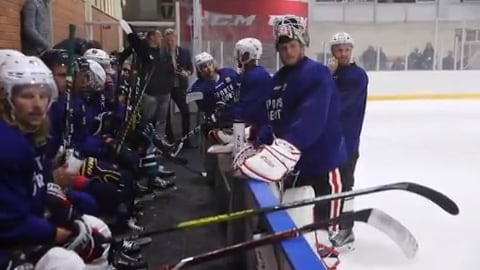 NHL-proffsen visade upp sig: ”Ett minne för livet”