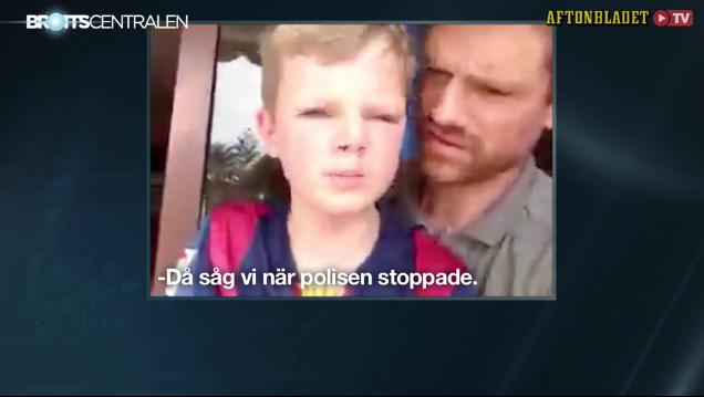 Axel, 7, fick fartsyndarna på fall