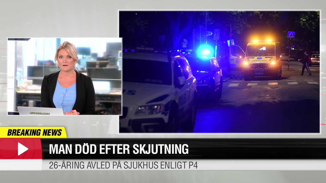 Man död efter skjutning