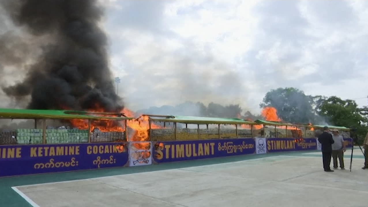 Här bränns droger värda 3 miljarder kronor upp