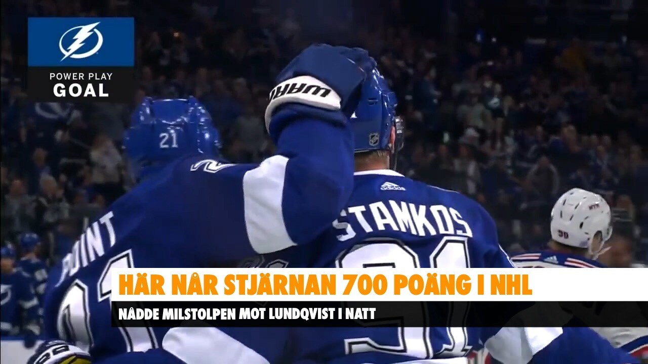 Stamkos succé – milstolpe och hattrick