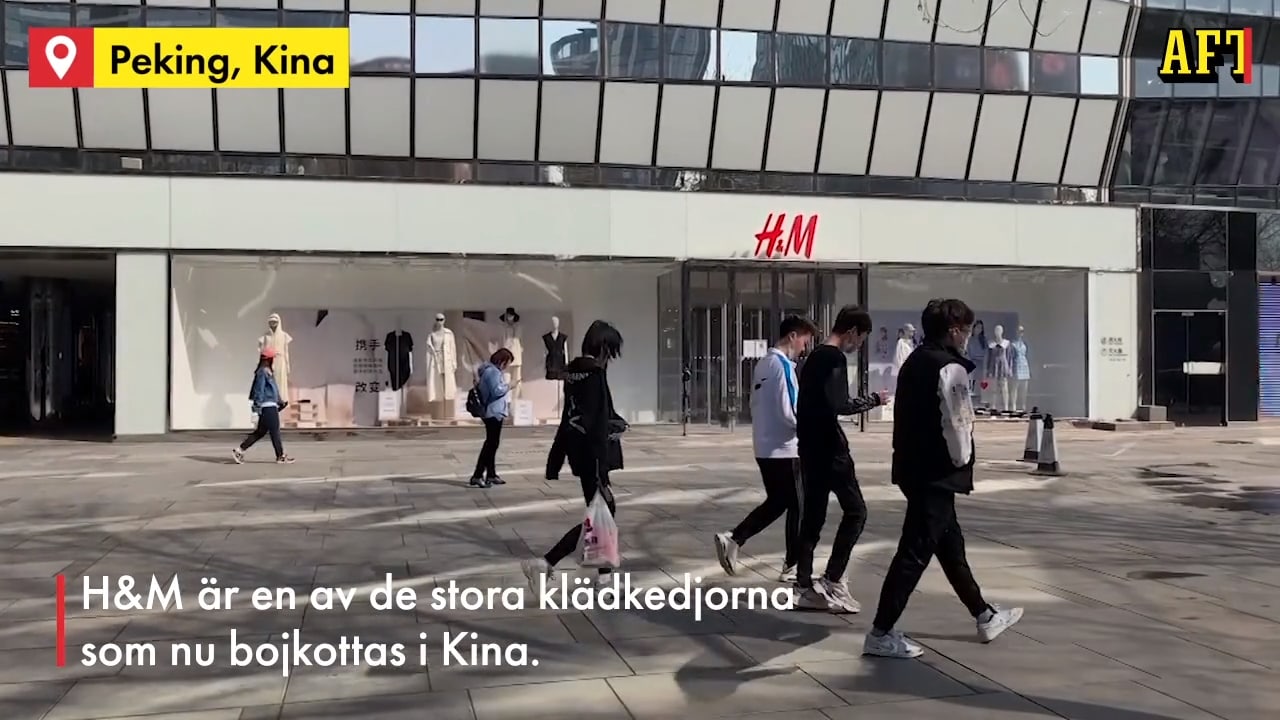 H&M bojkottas i Kina: ”Utländska företag hånar oss”