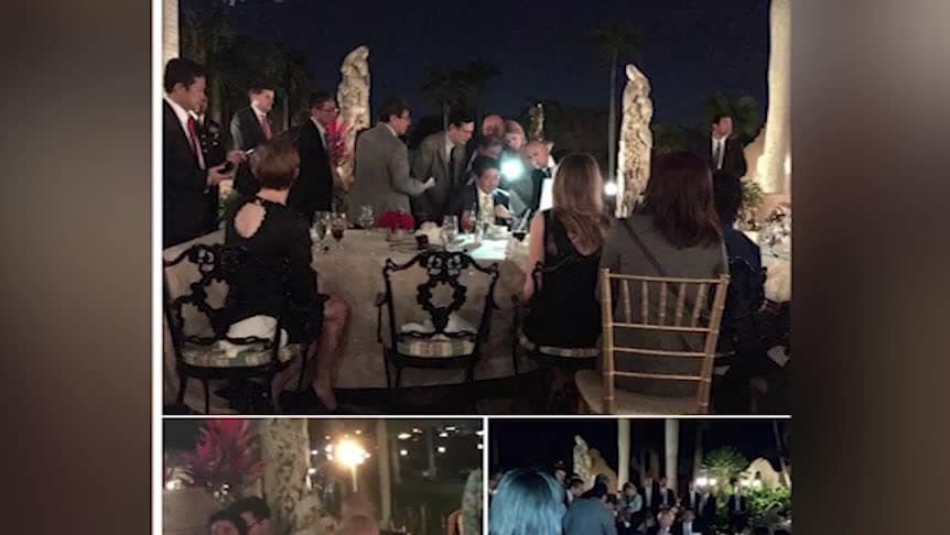 Kritik mot Trump - hanterade missilkris på restaurang