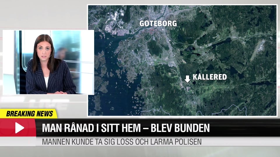 Man utsatt för brutalt rån i Göteborg