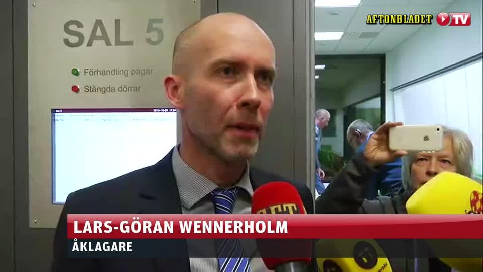 Hör Lars-Göran Wennerholm efter rättegångsdagen