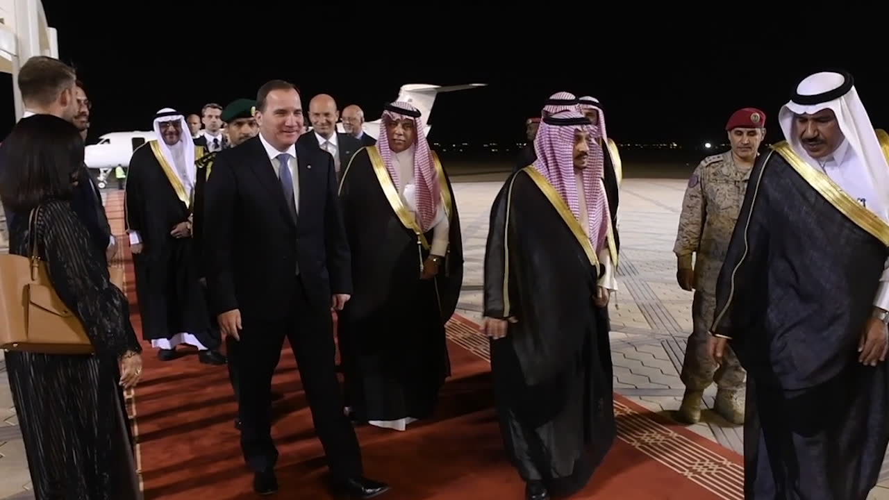 Löfvens oväntade present till Kanadas premiärminister