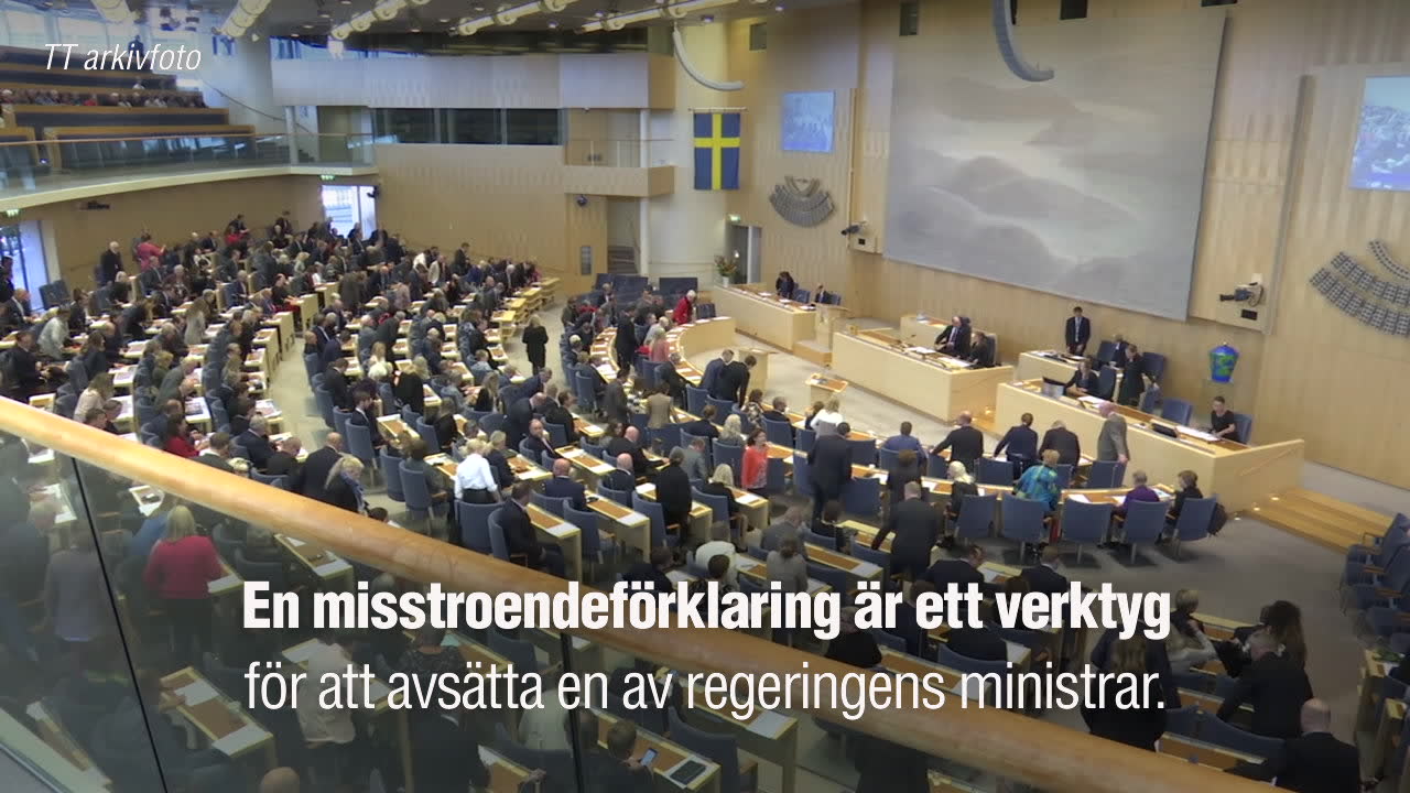 Så fungerar en misstroendeförklaring