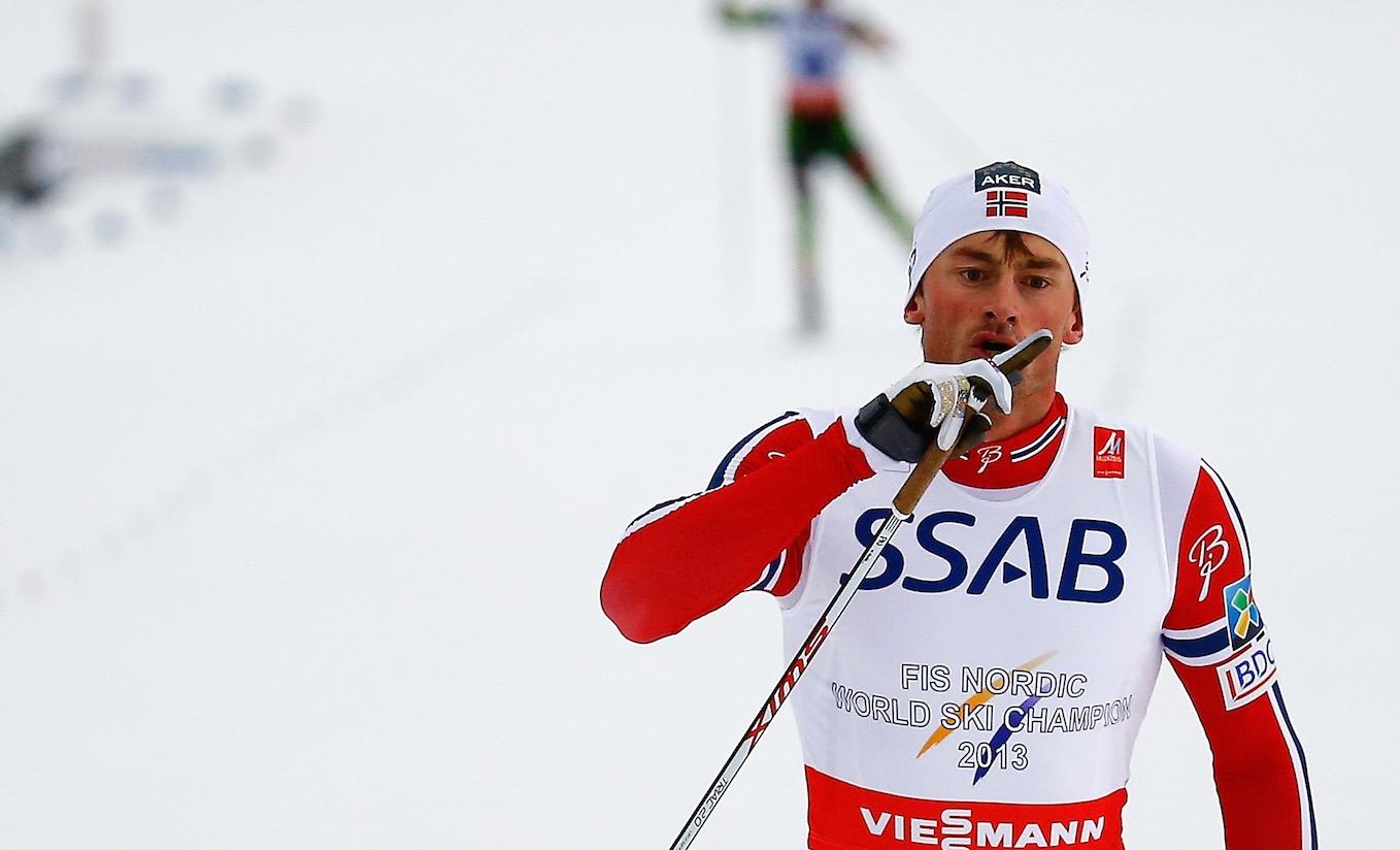 Northug om gesten vid målgång: "Det var till dig"