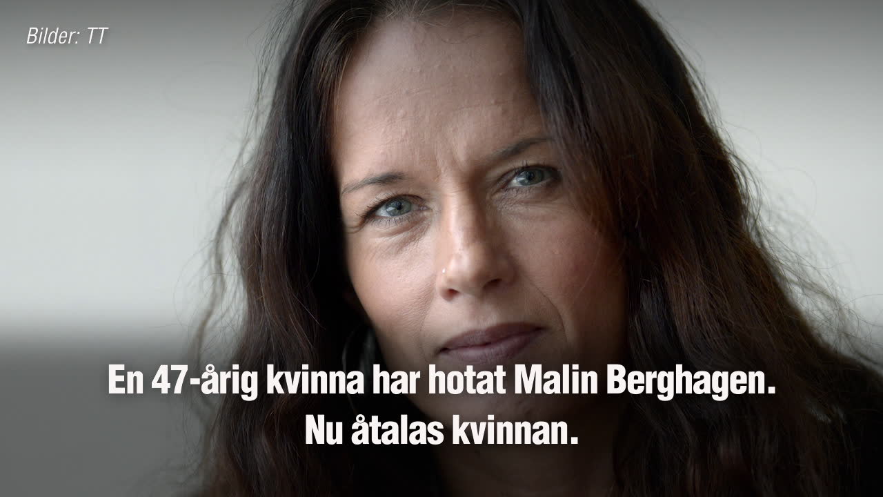 Kvinna skickade 49 hotbrev till Malin Berghagen